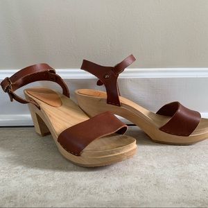 Bryr Clogs Brown Rachel Sandal - high - size 39/9